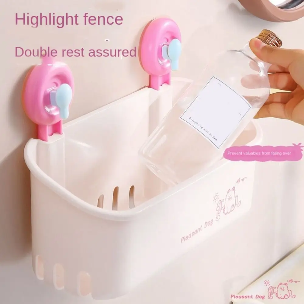 Large Capacity Suction Cup Storage Rack Wall Mounted with Drain Hole Bathroom Storage Shelf Space Saving Waterproof
Large Capacity Suction Cup Storage Rack Wall Mounted with Drain Hole Bathroom Storage Shelf Space Saving Waterproof