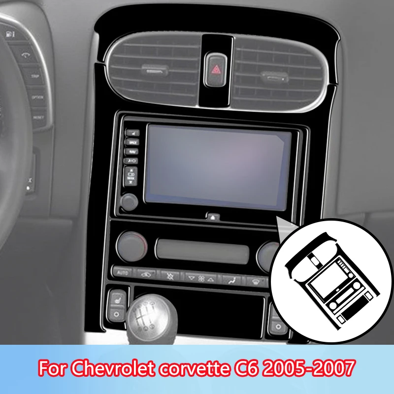Central Control Suite Brand New ABS Gloss Black Stickers For Chevrolet corvette C6 2005 2006 2007 Car Interior Accessories
Central Control Suite Brand New ABS Gloss Black Stickers For Chevrolet corvette C6 2005 2006 2007 Car Interior Accessories