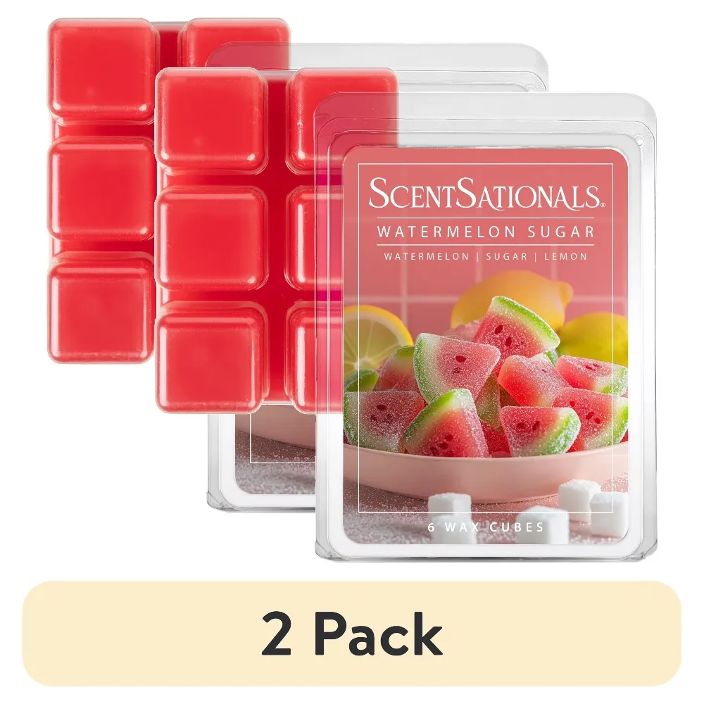 Watermelon Sugar Scented Wax Melts for Wax Warmers 2.5 oz Aroma Therapy Home Fragrance Cubes
Watermelon Sugar Scented Wax Melts for Wax Warmers 2.5 oz Aroma Therapy Home Fragrance Cubes