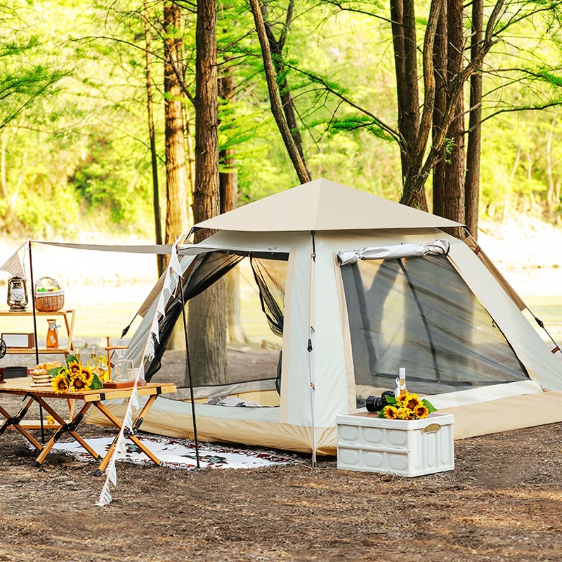 Waterproof Automatic Camping Tent Outdoor Quick Opening Outdoor Tent Multi-faceted Ventilation Tent
Waterproof Automatic Camping Tent Outdoor Quick Opening Outdoor Tent Multi-faceted Ventilation Tent