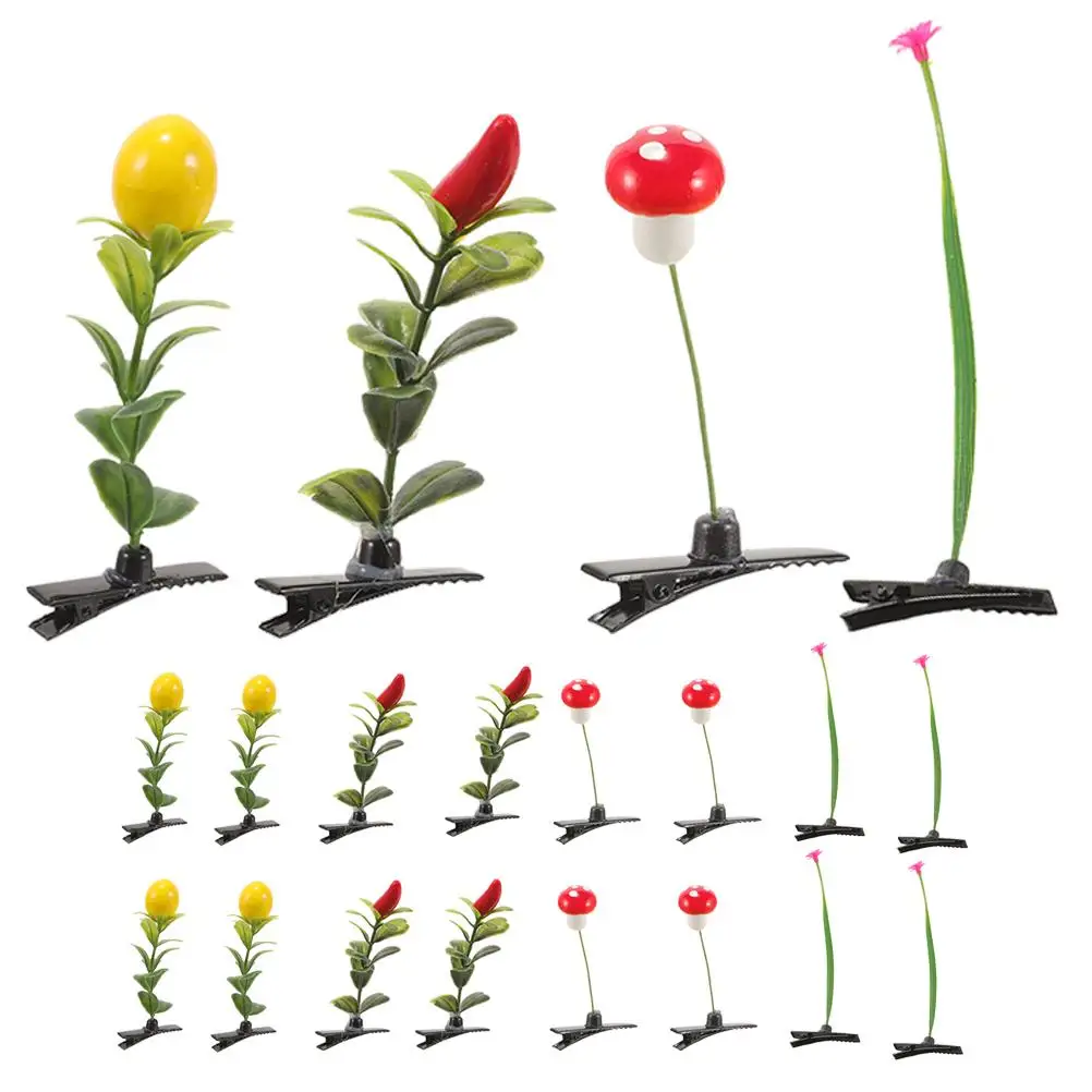 20pcs Simulation Plant Hair Clips Durable Flower Clips for Girls Hair Accessories Hairpin Plant Barrettes
20pcs Simulation Plant Hair Clips Durable Flower Clips for Girls Hair Accessories Hairpin Plant Barrettes