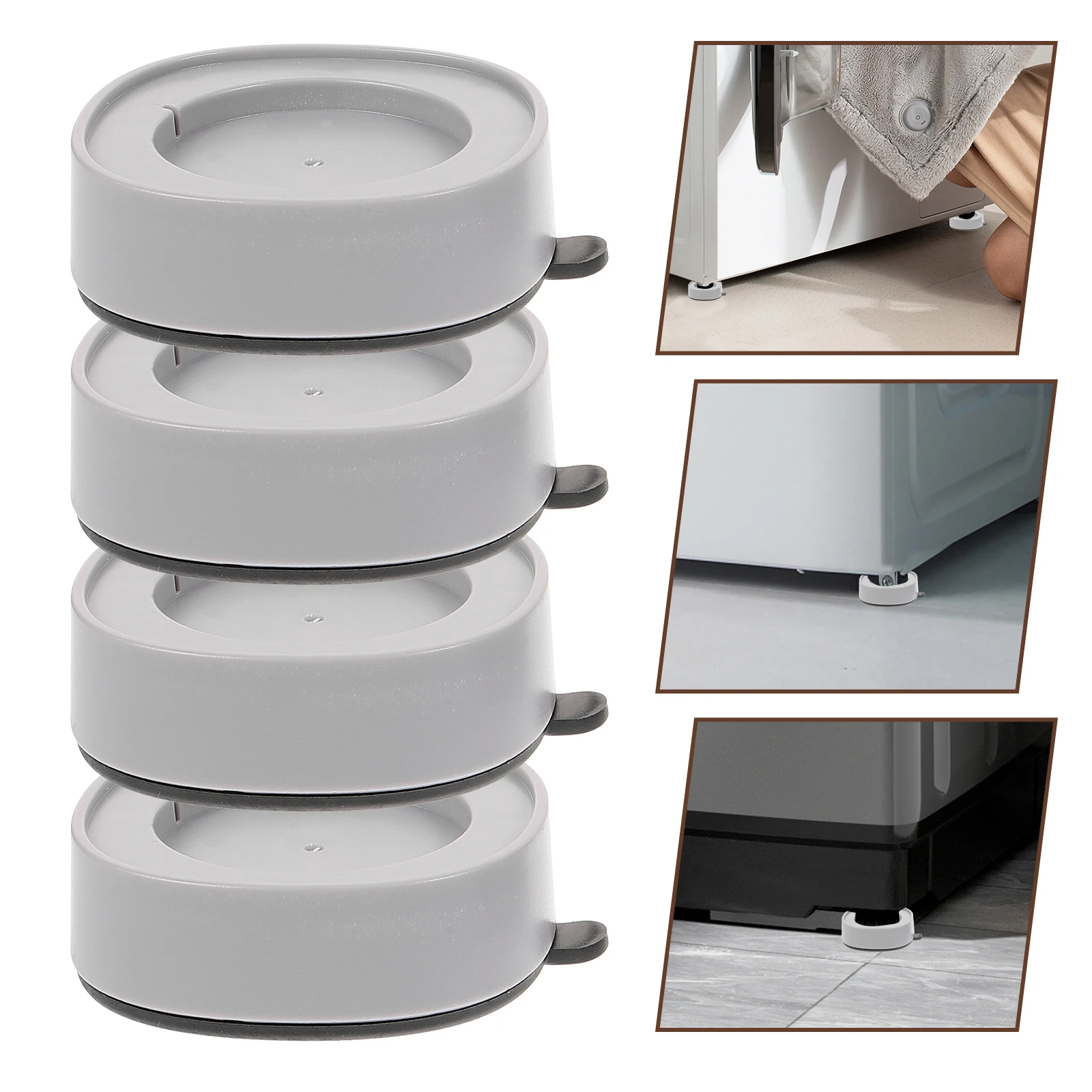 4pcs Grey Anti-slip Washer Stabilizer Pads Vibration Feet Leveling Pads Furniture Legs Height Adjustable Protect Floor Easy
4pcs Grey Anti-slip Washer Stabilizer Pads Vibration Feet Leveling Pads Furniture Legs Height Adjustable Protect Floor Easy
