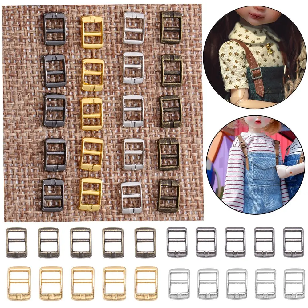 20pcs High quality Mini Ultra-small Belt Buttons Tri-glide Buckle Bags Accessories Diy Dolls Buckles
20pcs High quality Mini Ultra-small Belt Buttons Tri-glide Buckle Bags Accessories Diy Dolls Buckles