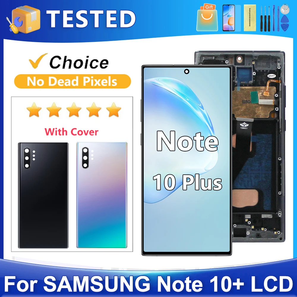 6.8''Note 10 Plus For Samsung Tested Note10+ N975F N975 N975W LCD Display Touch Screen Digitizer Assembly Replacement
6.8''Note 10 Plus For Samsung Tested Note10+ N975F N975 N975W LCD Display Touch Screen Digitizer Assembly Replacement