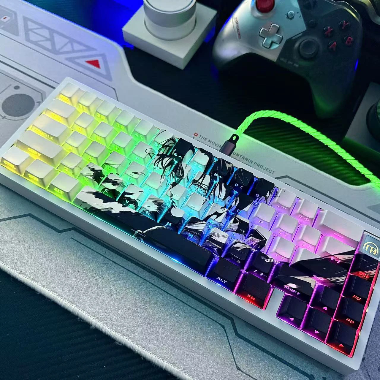 130 Keys Levi Ackerman Keycaps Anime PBT Keycap Chreey Keycaps Japan Key Cap Dye-sub Mechanical Keyboard Cap Snano68/ace60/ez63 
130 Keys Levi Ackerman Keycaps Anime PBT Keycap Chreey Keycaps Japan Key Cap Dye-sub Mechanical Keyboard Cap Snano68/ace60/ez63