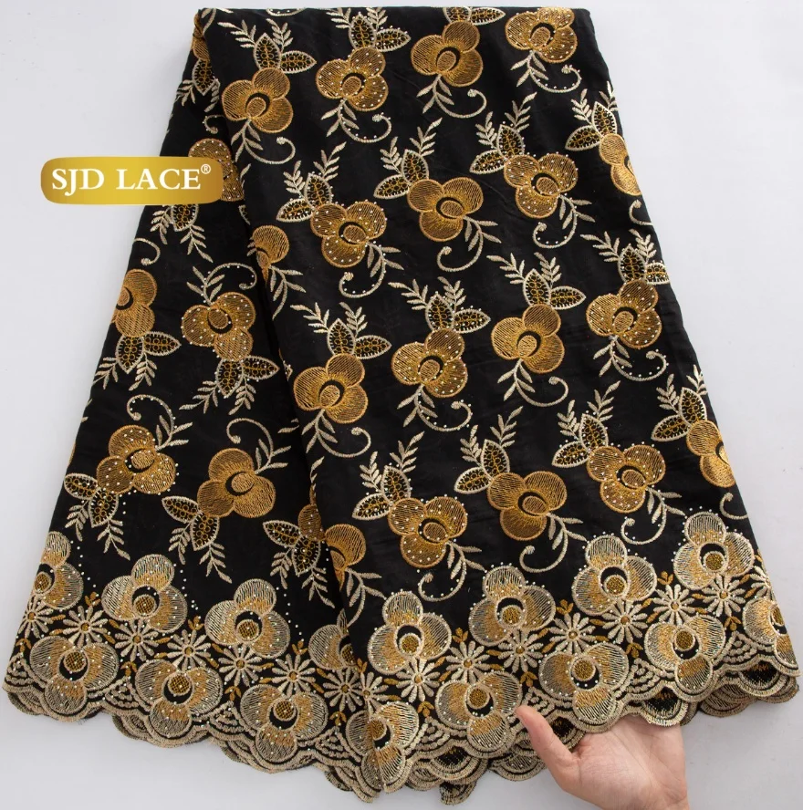 SJD LACE Swiss Voile Lace Fabric African Lace 2026 High Quality 5 Yards Nigerian Cotton Lace for Sewing Women Party Dresses 4943
SJD LACE Swiss Voile Lace Fabric African Lace 2026 High Quality 5 Yards Nigerian Cotton Lace for Sewing Women Party Dresses 4943