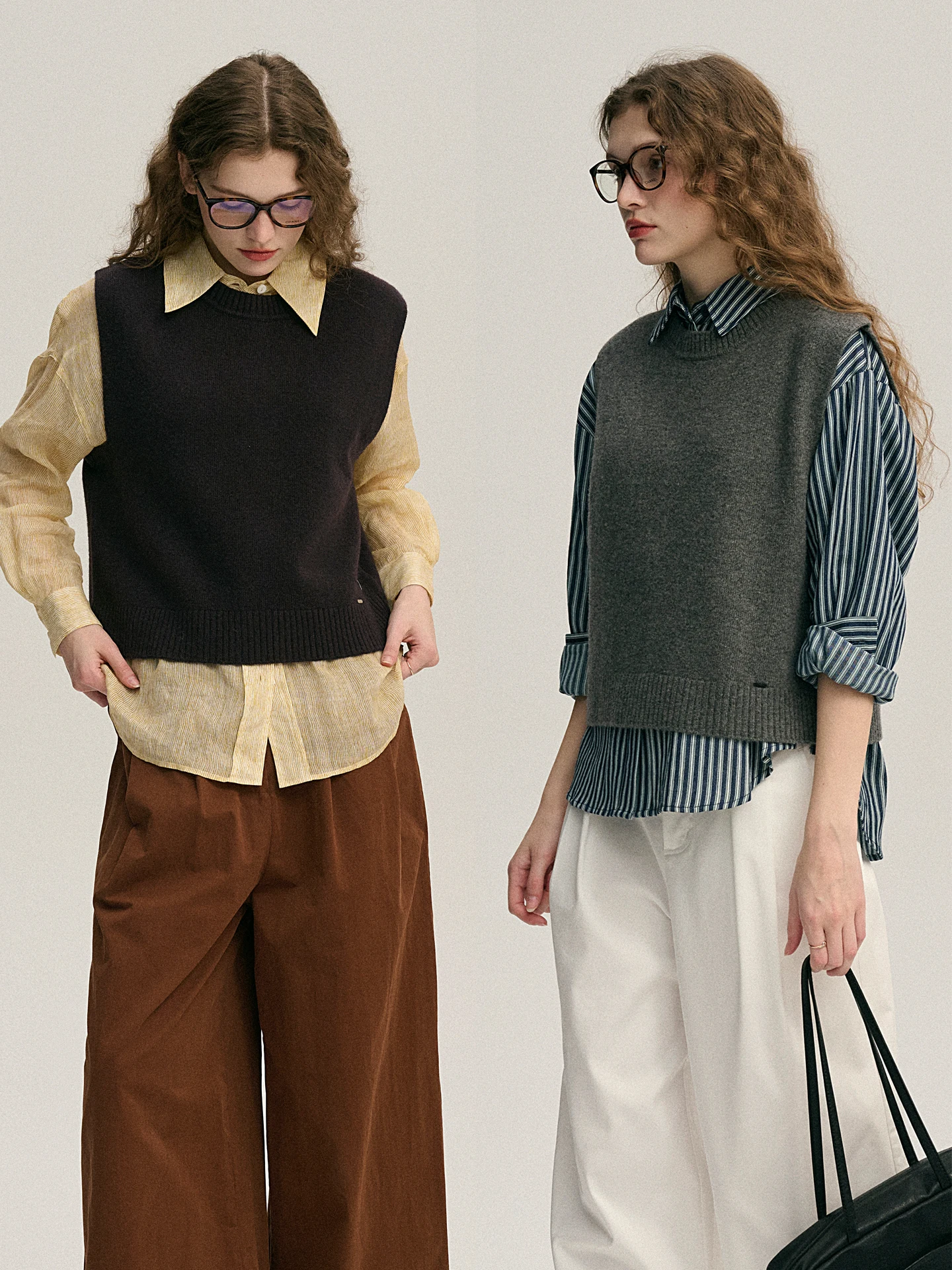 Digbu Norway Vintage Knitted Woolen Svel Loose Vest Women's Faion Commute Sle Warmth Autumn Winter round Ne
Digbu Norway Vintage Knitted Woolen Svel Loose Vest Women's Faion Commute Sle Warmth Autumn Winter round Ne