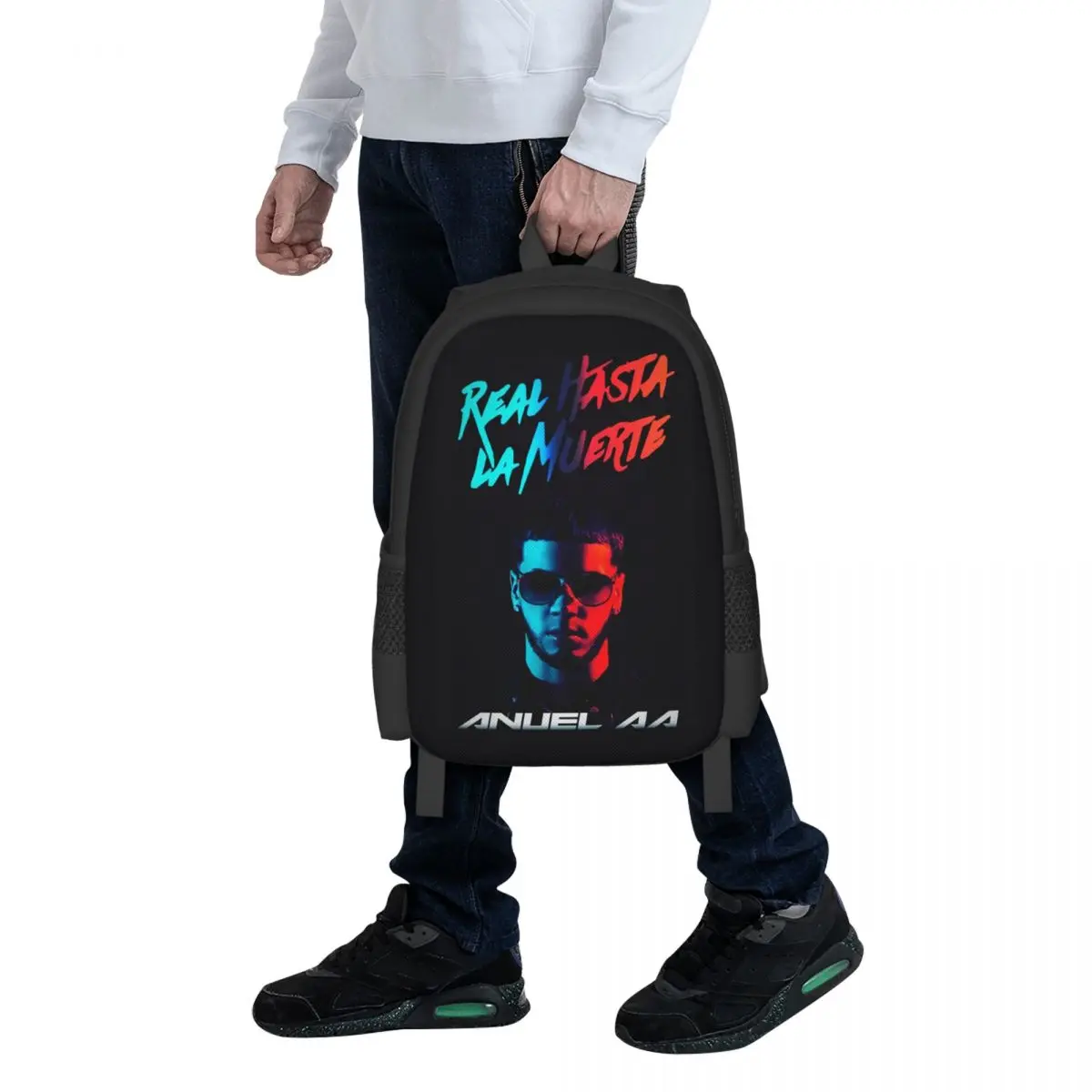 Fashion Hot Rapper Anuel AA Student Backpack School Bag Hiking Travel Daypack for Men Women Fashion Bookbag Shoulder Bags
Fashion Hot Rapper Anuel AA Student Backpack School Bag Hiking Travel Daypack for Men Women Fashion Bookbag Shoulder Bags