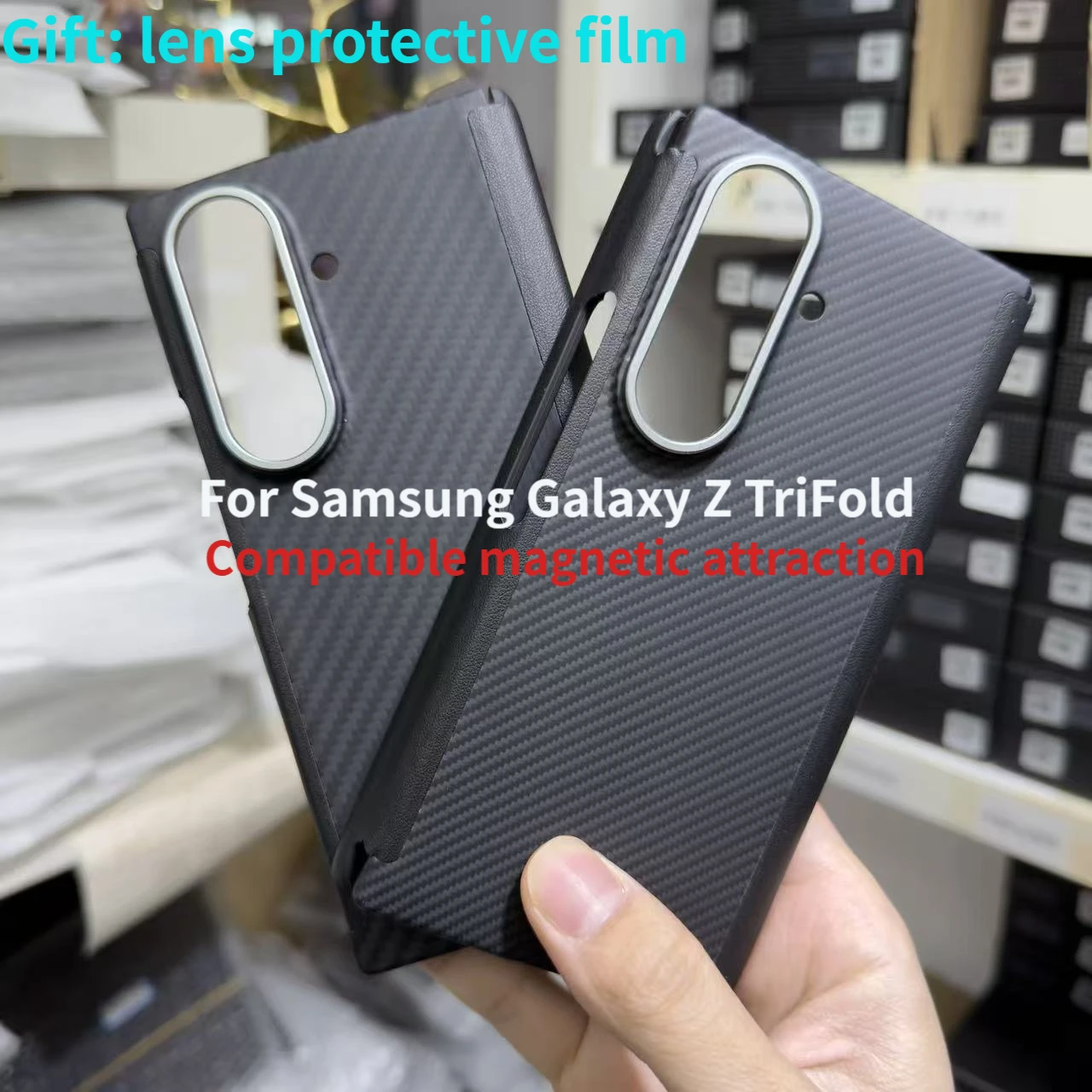 For Samsung Z TriFold 3 Folding Kevlar Fiber Ultra-thin Drop-resistant All-inclusive Phone Case Central Axis Magnetic Absorption
For Samsung Z TriFold 3 Folding Kevlar Fiber Ultra-thin Drop-resistant All-inclusive Phone Case Central Axis Magnetic Absorption