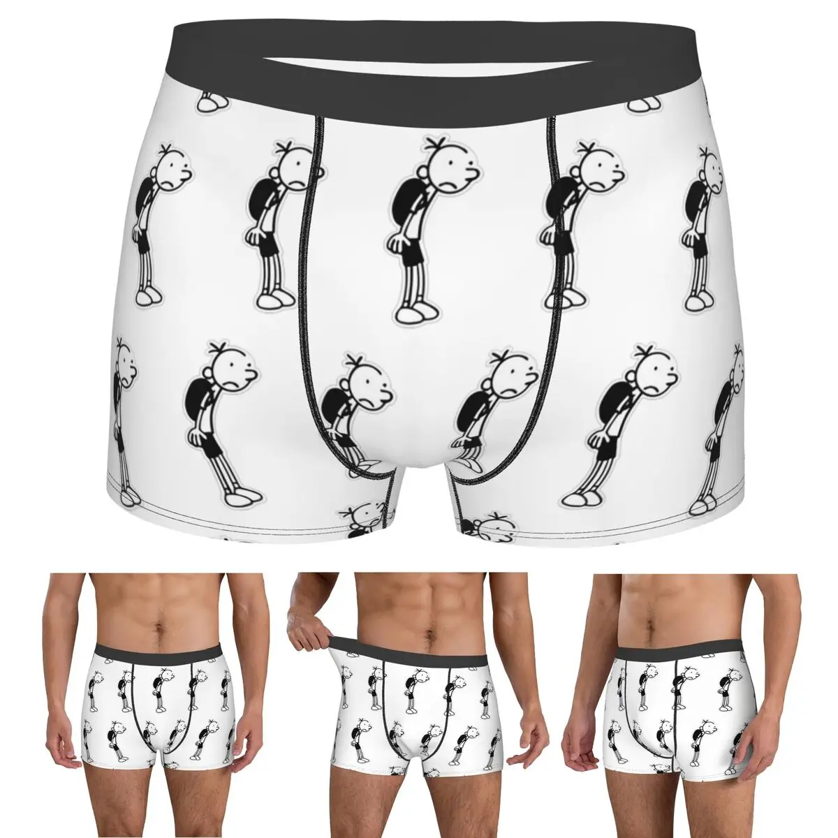 Boxer Underpants Shorts Diary Of A Wimpy Kid 1 Panties Men Comfortable Underwear for Homme Man Boyfriend Gift
Boxer Underpants Shorts Diary Of A Wimpy Kid 1 Panties Men Comfortable Underwear for Homme Man Boyfriend Gift