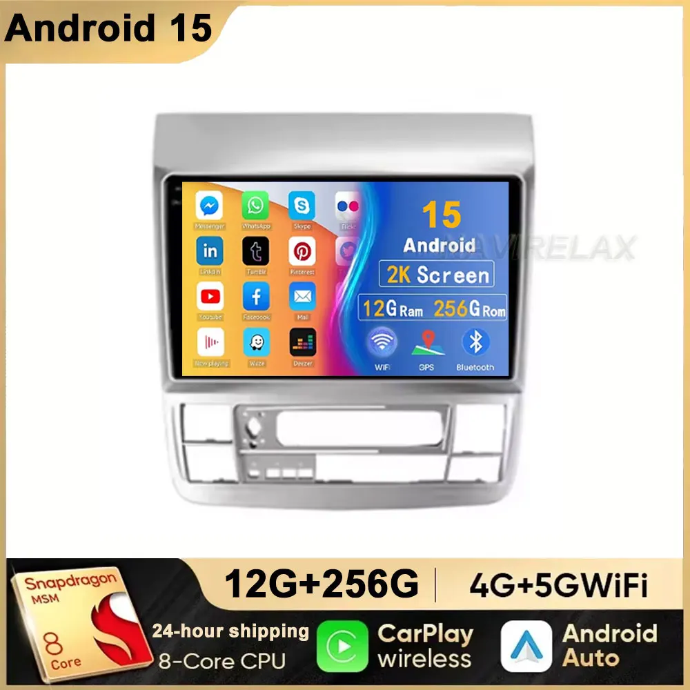Android 15 GPS беспроводной Carplay для Toyota Alphard 1 H10 2002 2003 2004 2005-2008 2K автомобильный видео мультимедийный 4G WIFI BT плеер
Android 15 GPS беспроводной Carplay для Toyota Alphard 1 H10 2002 2003 2004 2005-2008 2K автомобильный видео мультимедийный 4G WIFI BT плеер