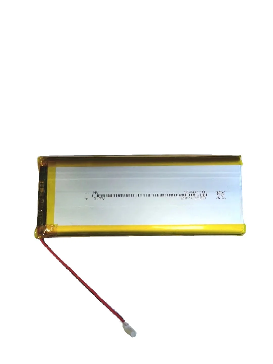 1048118 Lithium Polymer Battery 8000mAh 3.7V for Power Bank Cell Energy Storage LED Light 9548118
1048118 Lithium Polymer Battery 8000mAh 3.7V for Power Bank Cell Energy Storage LED Light 9548118