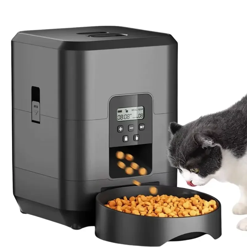2L Automatic Smart Cat Feeder with Camera Night Vision 2.4G WiFi for Modern Design Solid Pattern Plastic Material LCD Display
2L Automatic Smart Cat Feeder with Camera Night Vision 2.4G WiFi for Modern Design Solid Pattern Plastic Material LCD Display