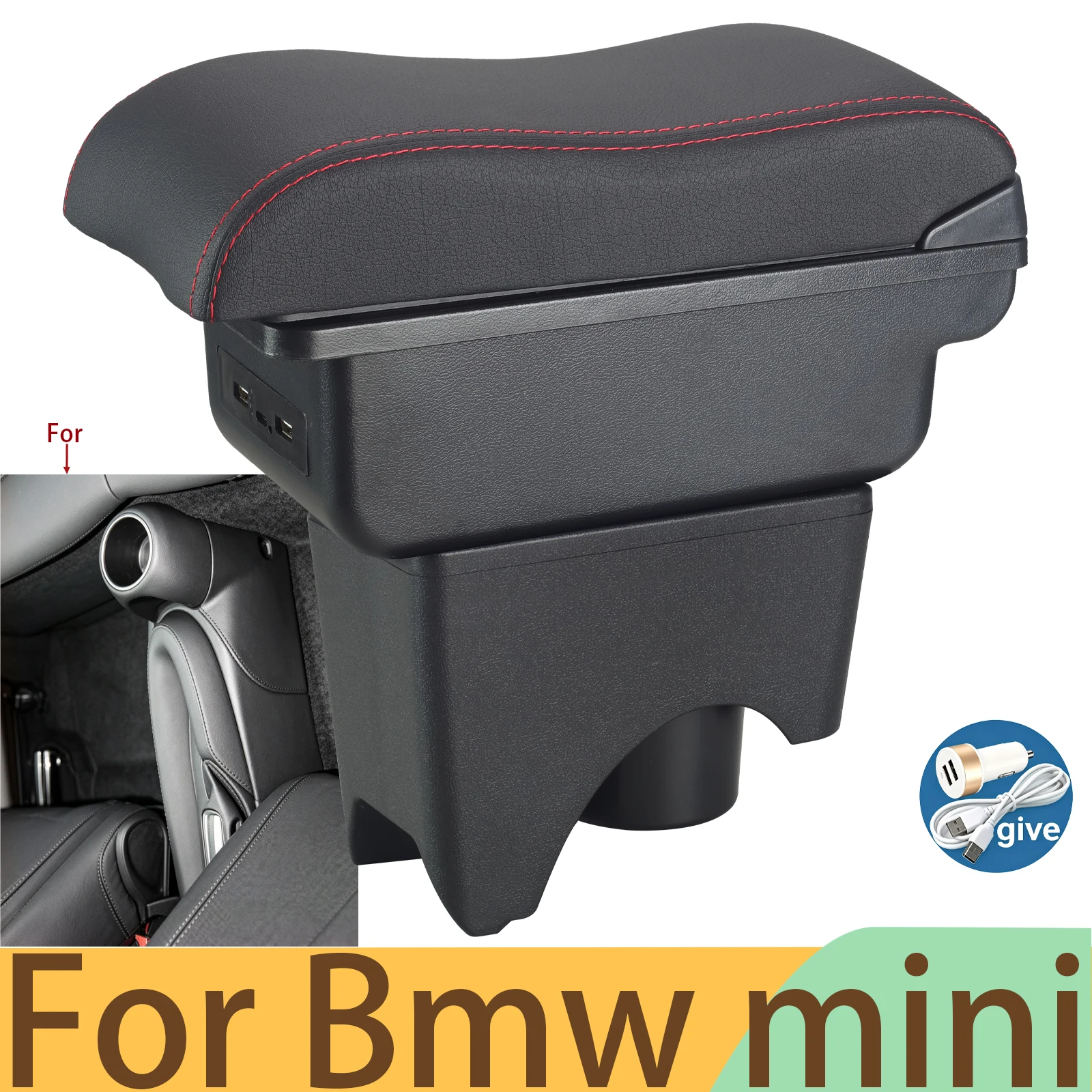 For MINI Cooper Countryman R50 R52 R53 R56 R57 R58 R60 F55 F56 F57 F60 Car Armrest Box Storage Interior Accessories
For MINI Cooper Countryman R50 R52 R53 R56 R57 R58 R60 F55 F56 F57 F60 Car Armrest Box Storage Interior Accessories
