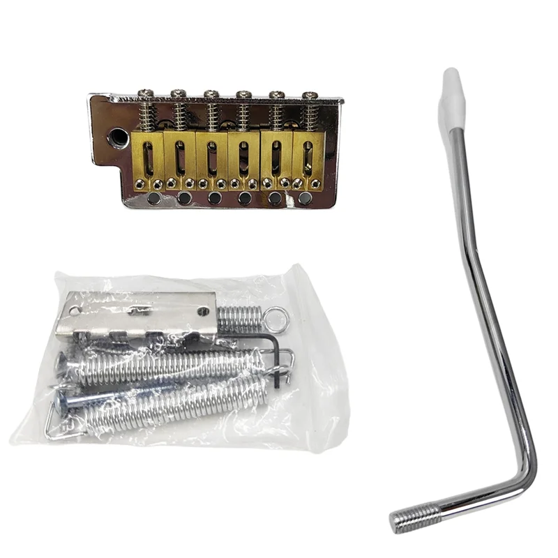 【Hot Cake】6 Strings Guitar Bridge Saddle Tailpiece Electric Guitar Tremolo Bridge Standard Guitar Accessories
【Hot Cake】6 Strings Guitar Bridge Saddle Tailpiece Electric Guitar Tremolo Bridge Standard Guitar Accessories