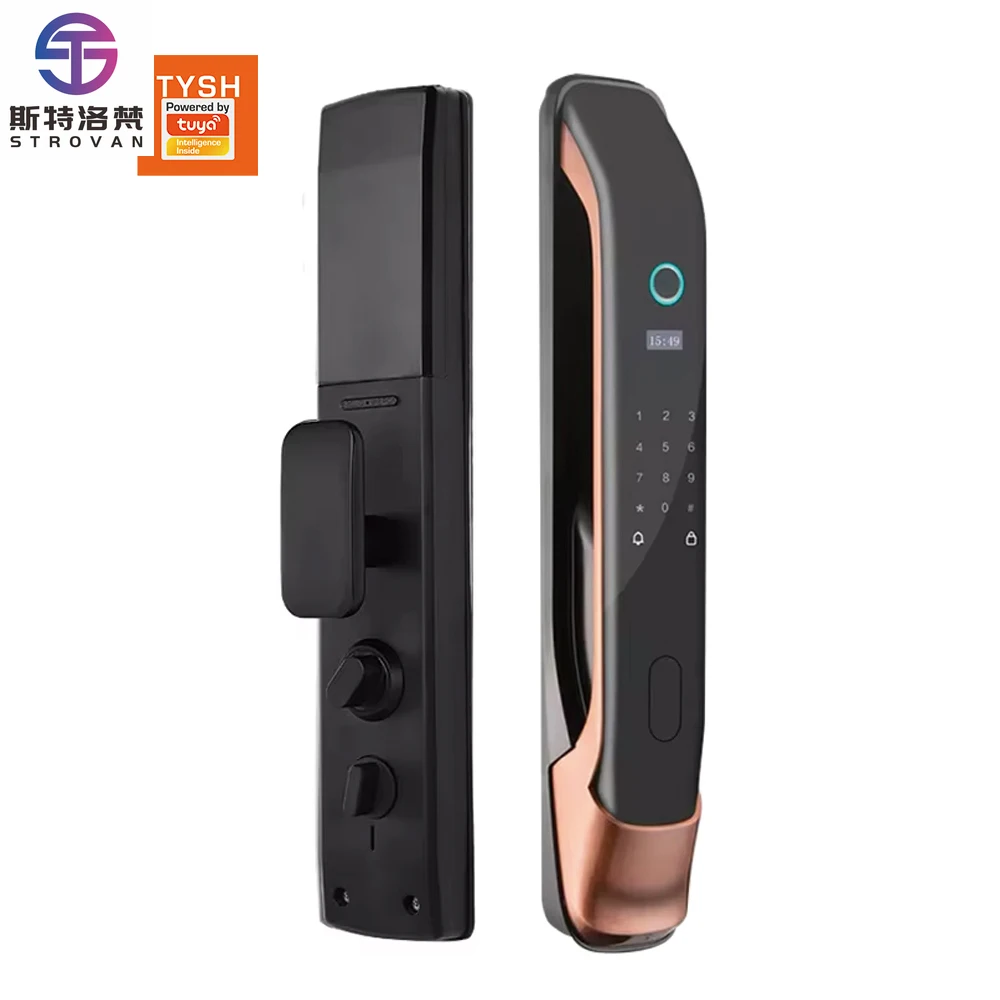 STLF Tuya Smart Home Electronic Lock Automatic Remote Control App Wifi Fingerprint Door Lock Competitive Price for Wood Door
STLF Tuya Smart Home Electronic Lock Automatic Remote Control App Wifi Fingerprint Door Lock Competitive Price for Wood Door