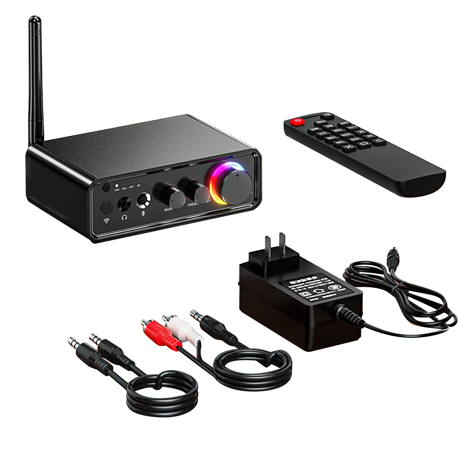 1PC 100W+100W HiFi Digital Amplifier TPA3116D2 DSP Bluetooth 5.3 with MIC USB Optical AUX Home Audio Car AMP
1PC 100W+100W HiFi Digital Amplifier TPA3116D2 DSP Bluetooth 5.3 with MIC USB Optical AUX Home Audio Car AMP