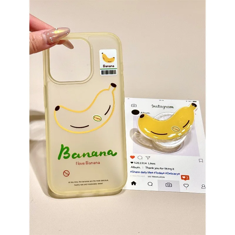 Matte Frosted Semi-Transparent Yellow Crystal Small Banana~So cute and incredibly realistic!!Suitable for Apple16proma
Matte Frosted Semi-Transparent Yellow Crystal Small Banana~So cute and incredibly realistic!!Suitable for Apple16proma