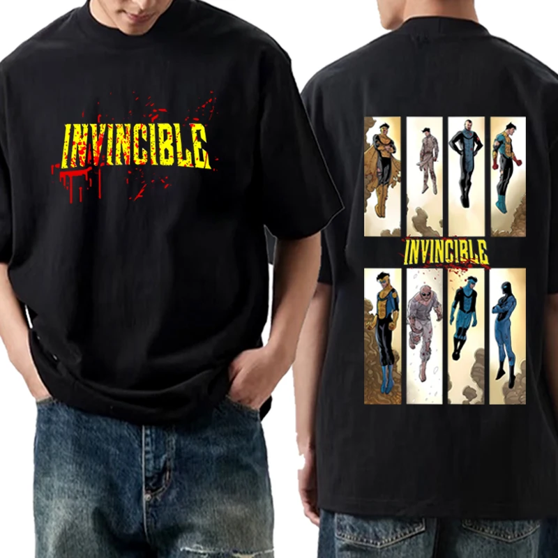 Limited Invincible Mark Superhero T Shirt men women Oversized 100% Cotton Hot sale short sleeve Summer top Unisex plus size tops
Limited Invincible Mark Superhero T Shirt men women Oversized 100% Cotton Hot sale short sleeve Summer top Unisex plus size tops