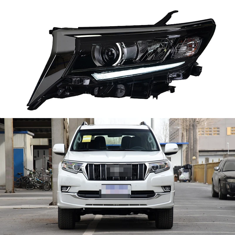 For Prado headlight assembly 2018-2020 new Bado headlight modification high matching daytime running light laser lens
For Prado headlight assembly 2018-2020 new Bado headlight modification high matching daytime running light laser lens
