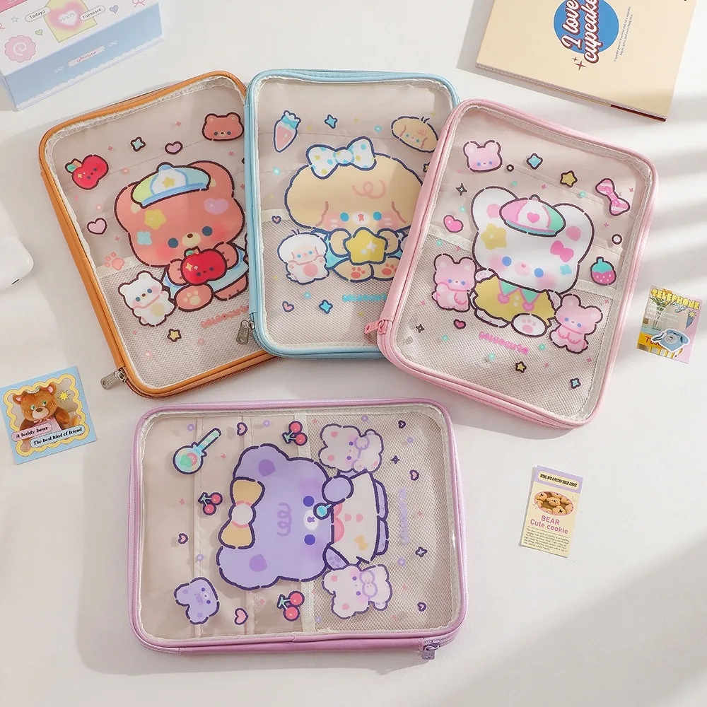 Ins Cartoon Storage Bag Portable Big Capacity Student Pencil Pouch PVC Stationary Organzier Protective Case
Ins Cartoon Storage Bag Portable Big Capacity Student Pencil Pouch PVC Stationary Organzier Protective Case