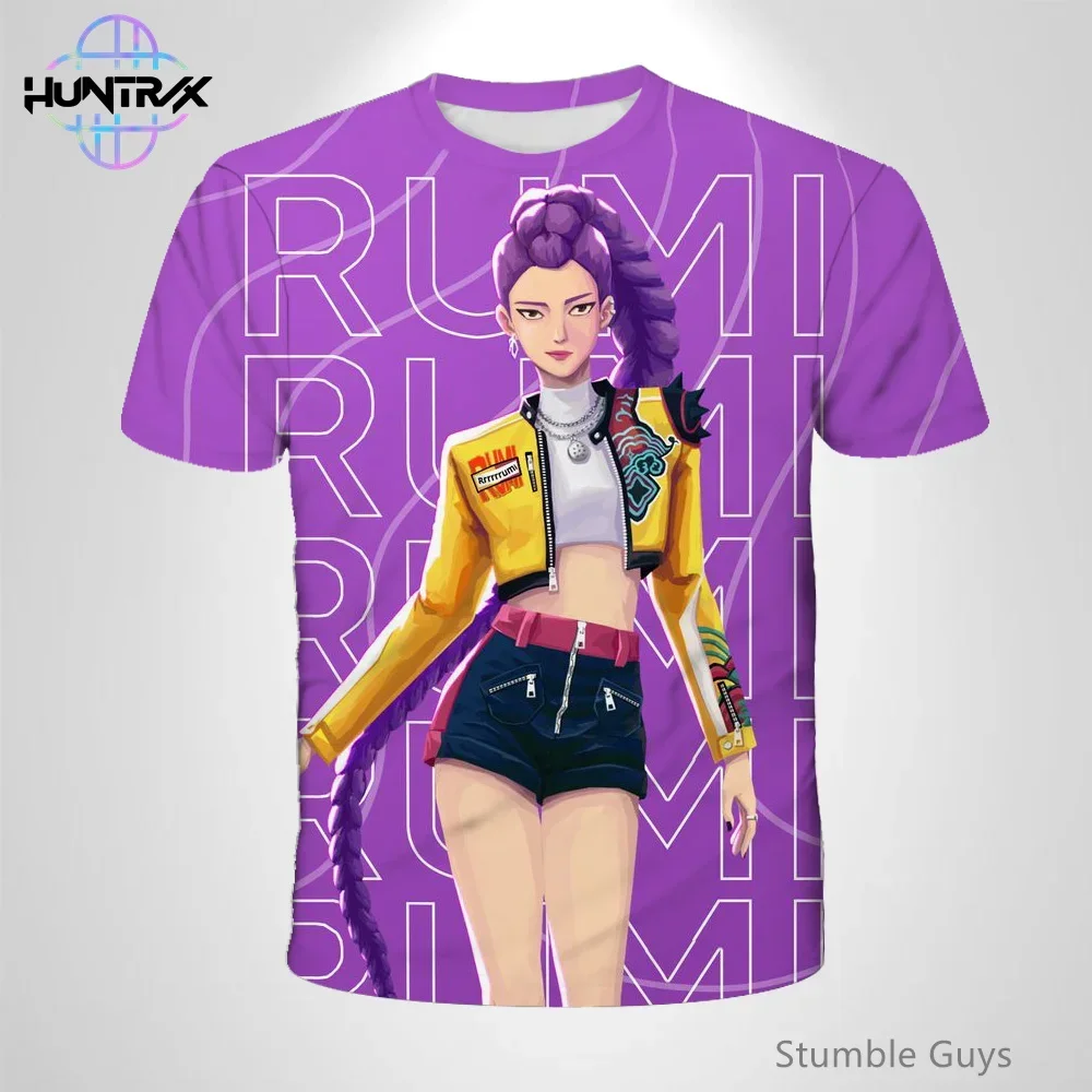 3D футболка с короткими рукавами в стиле Kpop Demon Hunters для детей, летняя повседневная модная футболка для мальчиков и девочек, одежда в стиле аниме
3D футболка с короткими рукавами в стиле Kpop Demon Hunters для детей, летняя повседневная модная футболка для мальчиков и девочек, одежда в стиле аниме