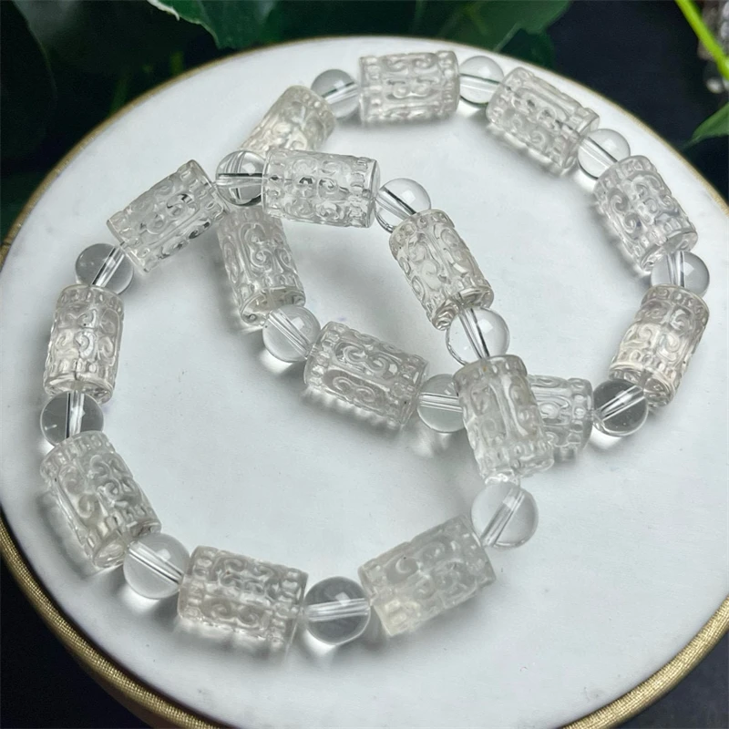 9x15mm Natural Clear Quartz Bucket Bead Bracelet Handmade Fortune Energy Gemstone Mineral Woman Amulet Jewelry Gift 1PCS
9x15mm Natural Clear Quartz Bucket Bead Bracelet Handmade Fortune Energy Gemstone Mineral Woman Amulet Jewelry Gift 1PCS