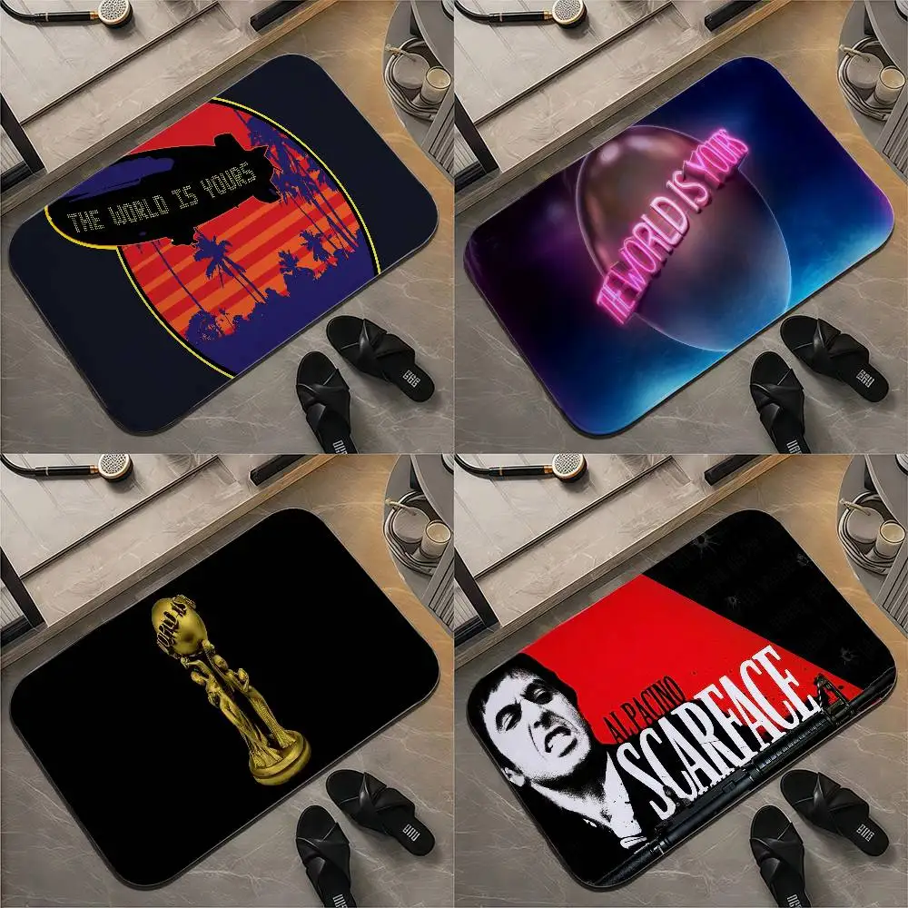 The World Is Yours Scarface Floor Mat Printed Large Carpets Room And Bedroom Carpets Bathroom Anti Slip Door MATS Small Carpets
The World Is Yours Scarface Floor Mat Printed Large Carpets Room And Bedroom Carpets Bathroom Anti Slip Door MATS Small Carpets