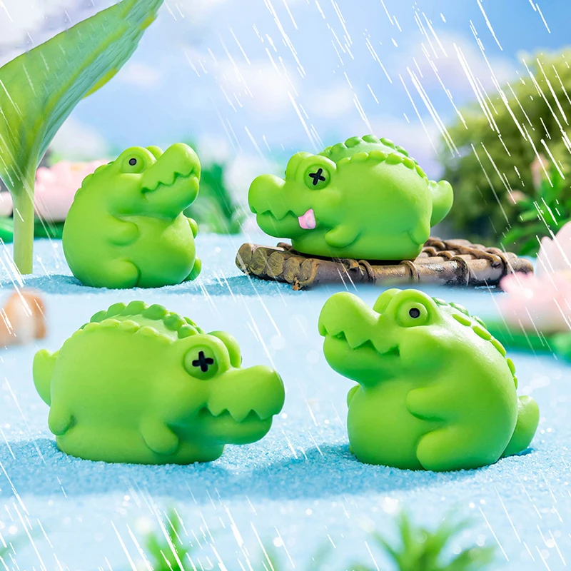 Micro-Resin Alligator Toy Figurines: Set of 4 Decorative Prop Statues for Desk and Garden
Micro-Resin Alligator Toy Figurines: Set of 4 Decorative Prop Statues for Desk and Garden
