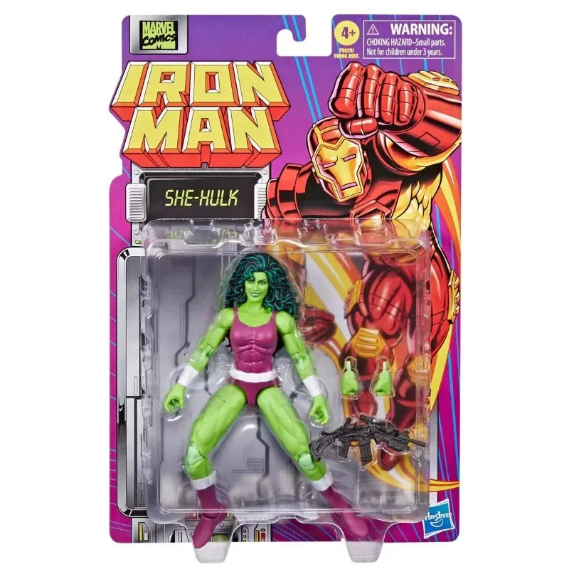 Original Hasbro Marvel Legends Series Retro Card Iron Man SHE Hulk Anime Figure Model Toys Ornaments
Original Hasbro Marvel Legends Series Retro Card Iron Man SHE Hulk Anime Figure Model Toys Ornaments
