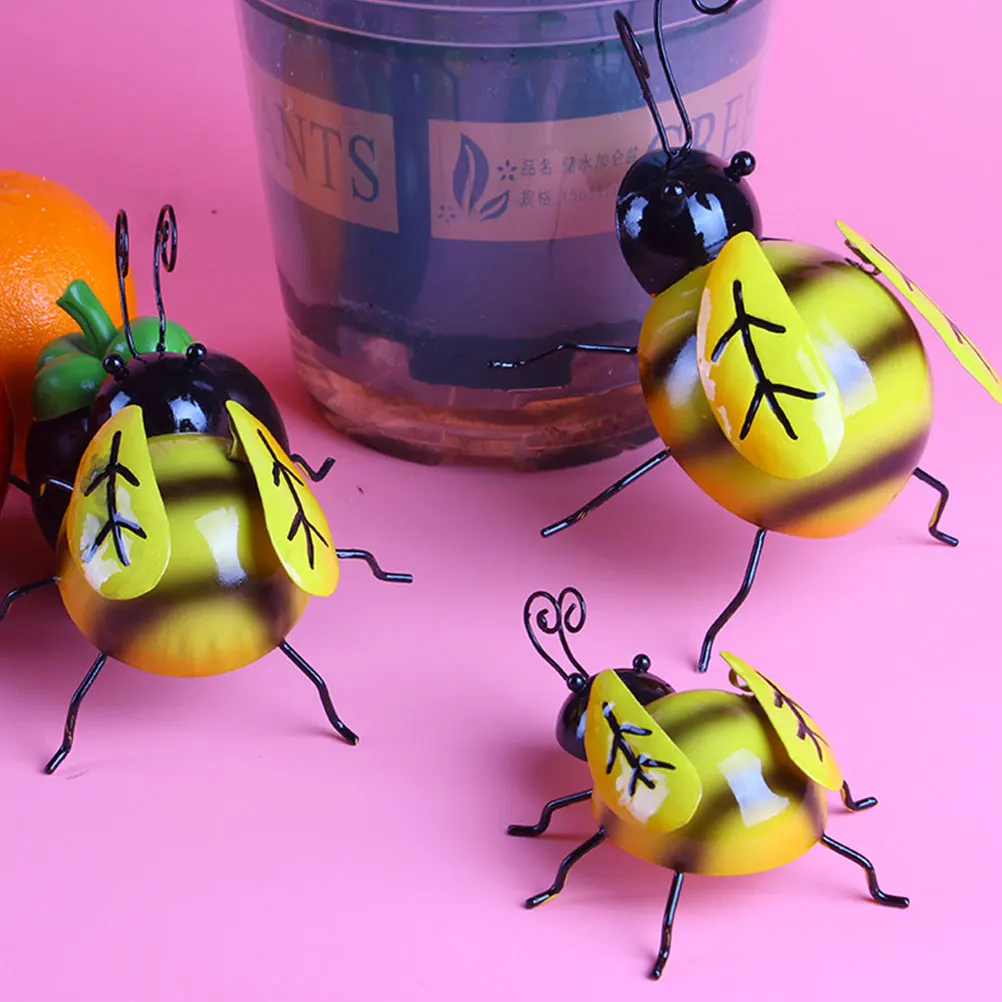 3 Pcs Iron Bee naments Premium Quality Durable Safe Long Use Delicate Appearance Visual Appeal Wall Decor
3 Pcs Iron Bee naments Premium Quality Durable Safe Long Use Delicate Appearance Visual Appeal Wall Decor