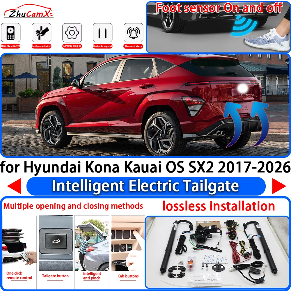 ZhuCamX for Hyundai Kona Kauai OS SX2 2017-2026 Power Liftgate Trunk Electric Suction Tailgate Intelligent Tail Gate Lift Strut
ZhuCamX for Hyundai Kona Kauai OS SX2 2017-2026 Power Liftgate Trunk Electric Suction Tailgate Intelligent Tail Gate Lift Strut