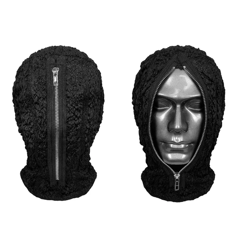 Mask Men's Polyester Breathable Elastic Knitted Texture Scarf Hat Zipper Adjustable Pure Black Polka Dot All-Match Accessories
Mask Men's Polyester Breathable Elastic Knitted Texture Scarf Hat Zipper Adjustable Pure Black Polka Dot All-Match Accessories