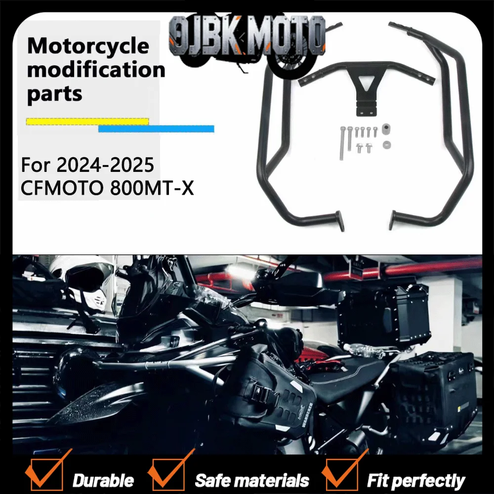For 2024-2025 CFMOTO 800MT-X Motorcycle Highway Engine Guard Crash Bar Frame Stunt Cage Bumper Fairing Protector Bars
For 2024-2025 CFMOTO 800MT-X Motorcycle Highway Engine Guard Crash Bar Frame Stunt Cage Bumper Fairing Protector Bars