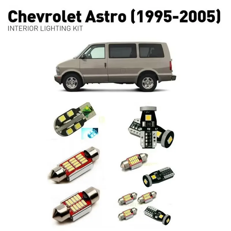 Для Chevrolet astro 1995-2005 13 шт. Автомобильное светодиодное внутреннее освещение Автомобильная внутренняя лампочка лампа для автомобилей без ошибок
Для Chevrolet astro 1995-2005 13 шт. Автомобильное светодиодное внутреннее освещение Автомобильная внутренняя лампочка лампа для автомобилей без ошибок