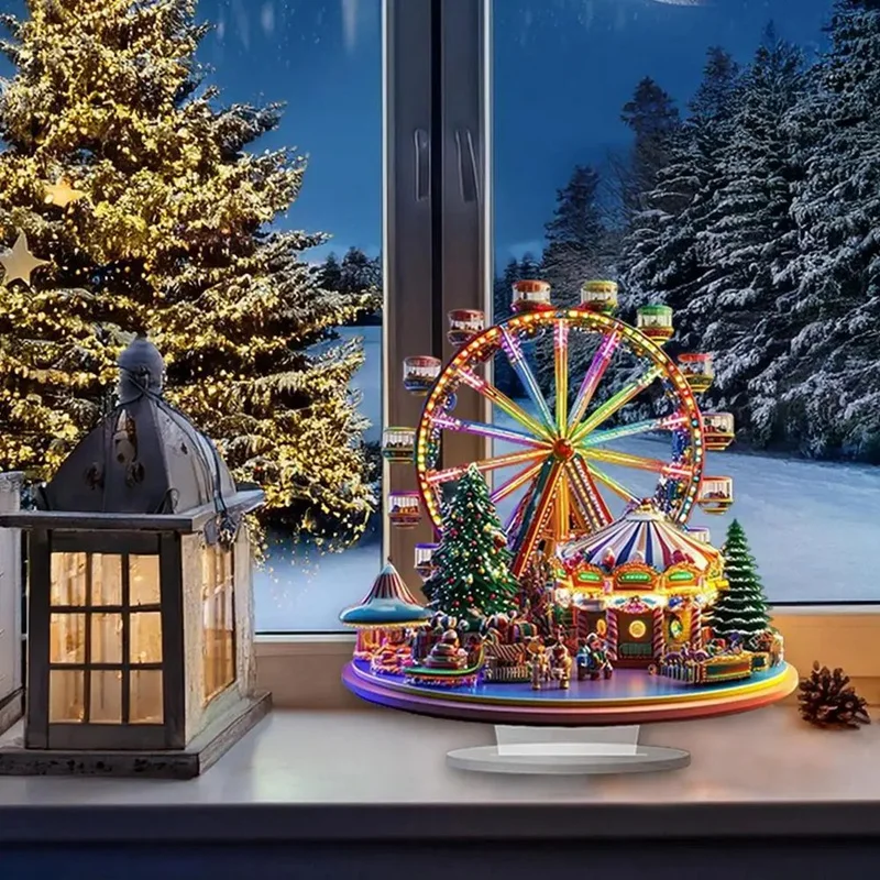Acrylic Christmas Special Shape Ferriswheel Desktop Ornaments 2D Desktop Ferriswheel Decor For Home Office Bookshelf-A22G
Acrylic Christmas Special Shape Ferriswheel Desktop Ornaments 2D Desktop Ferriswheel Decor For Home Office Bookshelf-A22G