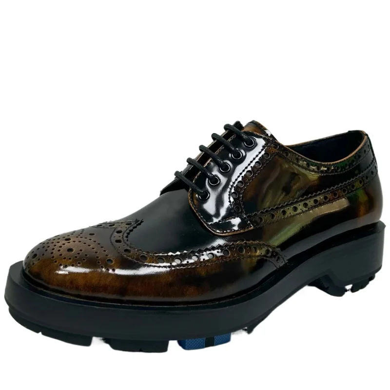 British Wine Red Dress Shoes for Men's Genuine Leather Business Casual Thick Platform Derby Shoe Wedding Height Increasing Shoes
British Wine Red Dress Shoes for Men's Genuine Leather Business Casual Thick Platform Derby Shoe Wedding Height Increasing Shoes