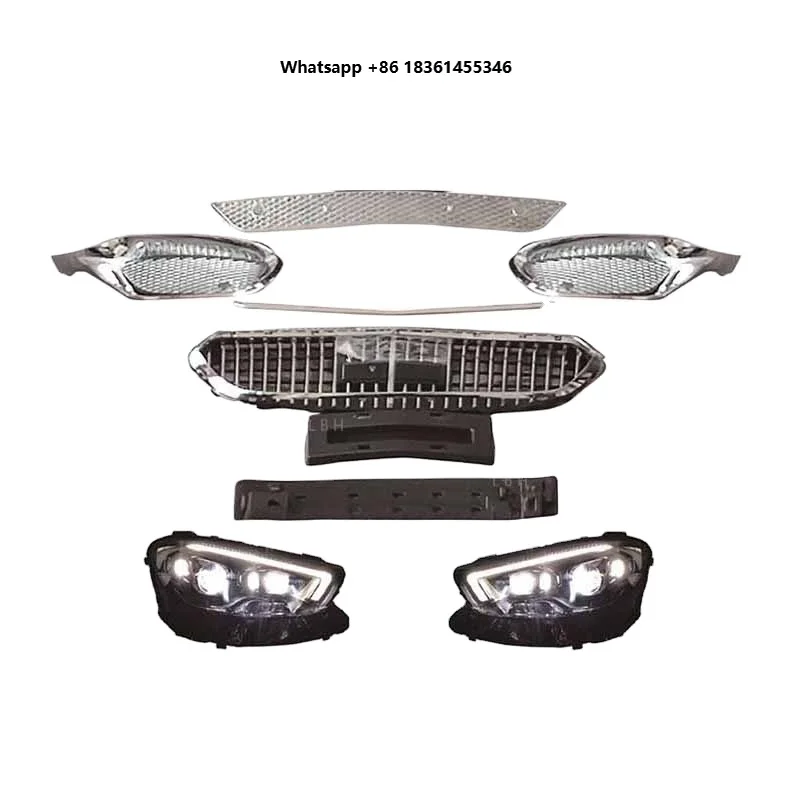 For W213 16-20 Upgrade 21 PP Mesh Grille Headlamp Front Face Body Kit Auto Tuning Accessories Body Kit
For W213 16-20 Upgrade 21 PP Mesh Grille Headlamp Front Face Body Kit Auto Tuning Accessories Body Kit