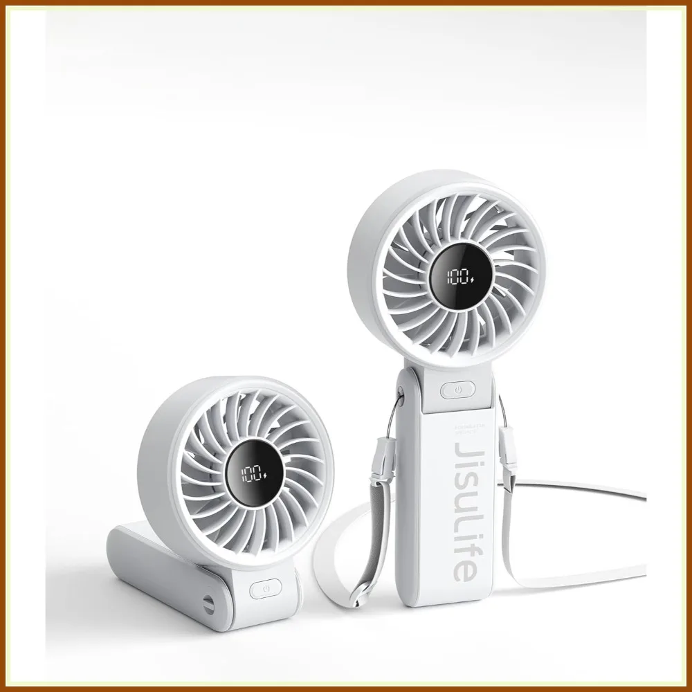 Handheld Fan Life7 – Wide & Strong Airflow, 13H Max, 3600mAh, 5-Speed, LED Display, 3 IN 1 Portable for Travel & Outdoor (Grey)
Handheld Fan Life7 – Wide & Strong Airflow, 13H Max, 3600mAh, 5-Speed, LED Display, 3 IN 1 Portable for Travel & Outdoor (Grey)