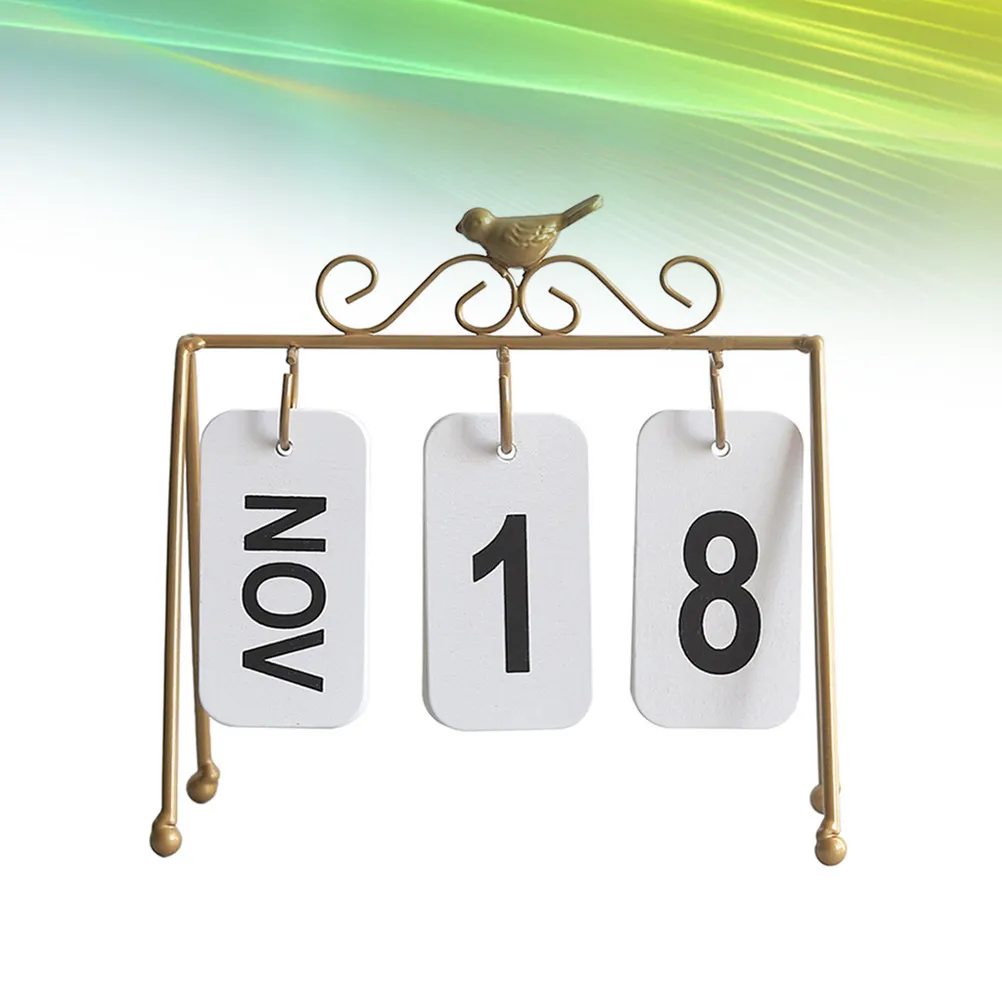 Креативный вечный настольный календарь с маленькими птицами, металлический каркас, декоративное украшение для рабочего стола, откидной календарь для учебы, подарок
Креативный вечный настольный календарь с маленькими птицами, металлический каркас, декоративное украшение для рабочего стола, откидной календарь для учебы, подарок