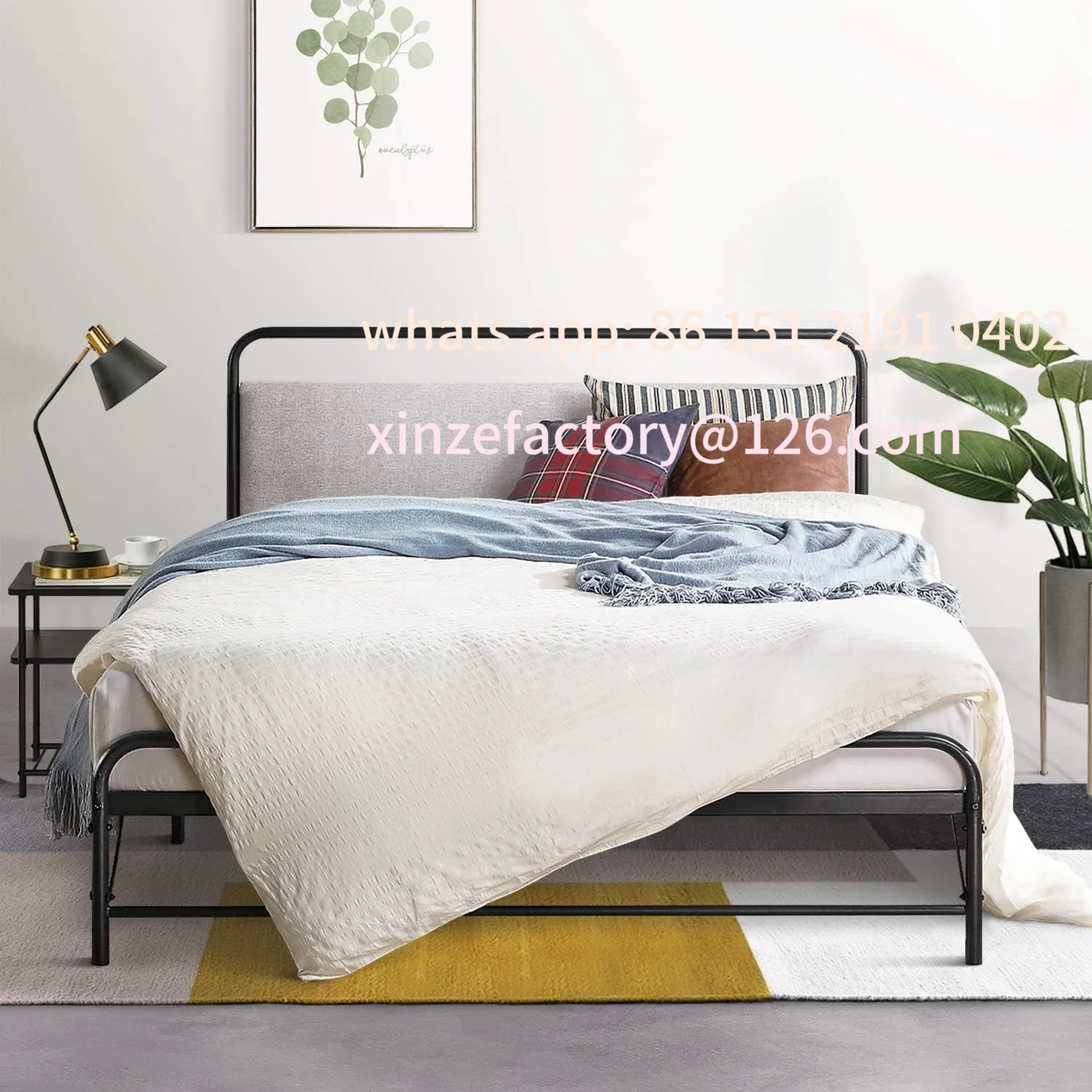 Customizable thickened double light luxury Nordic master bedroom ins Internet celebrity simple modern princess children's bed
Customizable thickened double light luxury Nordic master bedroom ins Internet celebrity simple modern princess children's bed