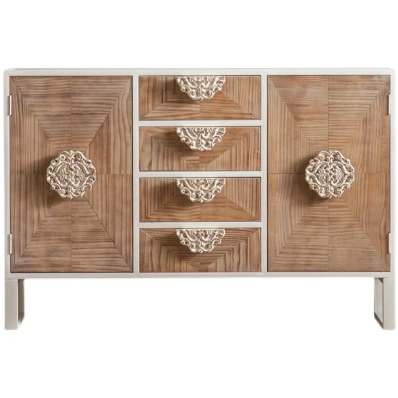 American retro dining side cabinet French creative storage cabinet entry living room shoe cabinet
American retro dining side cabinet French creative storage cabinet entry living room shoe cabinet