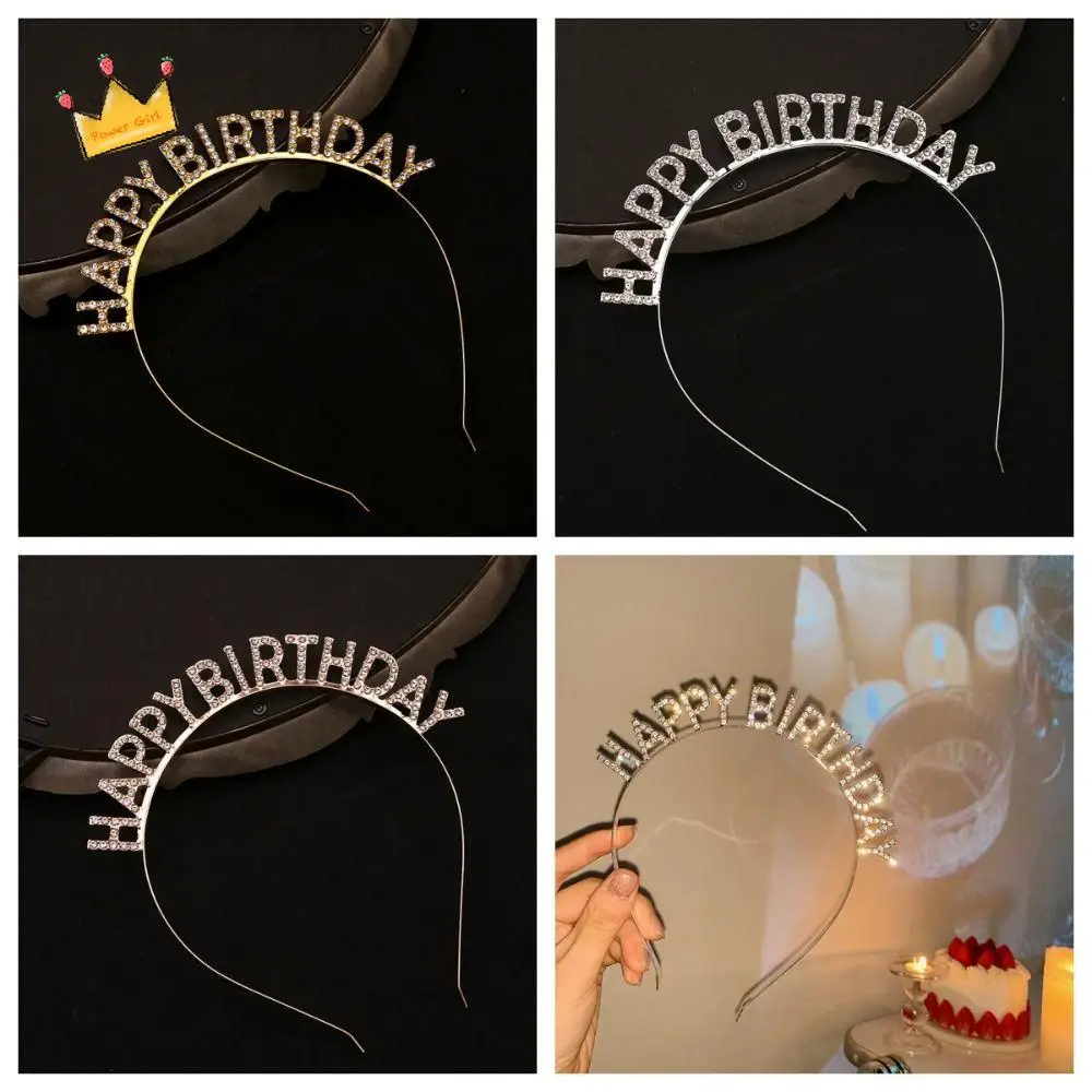 Female Jewelry Birthday Queen Headband Letter Hairband Diamond Crown Birthday Gift Tiara Birthday Hair Hoop Birthday Decoration
Female Jewelry Birthday Queen Headband Letter Hairband Diamond Crown Birthday Gift Tiara Birthday Hair Hoop Birthday Decoration