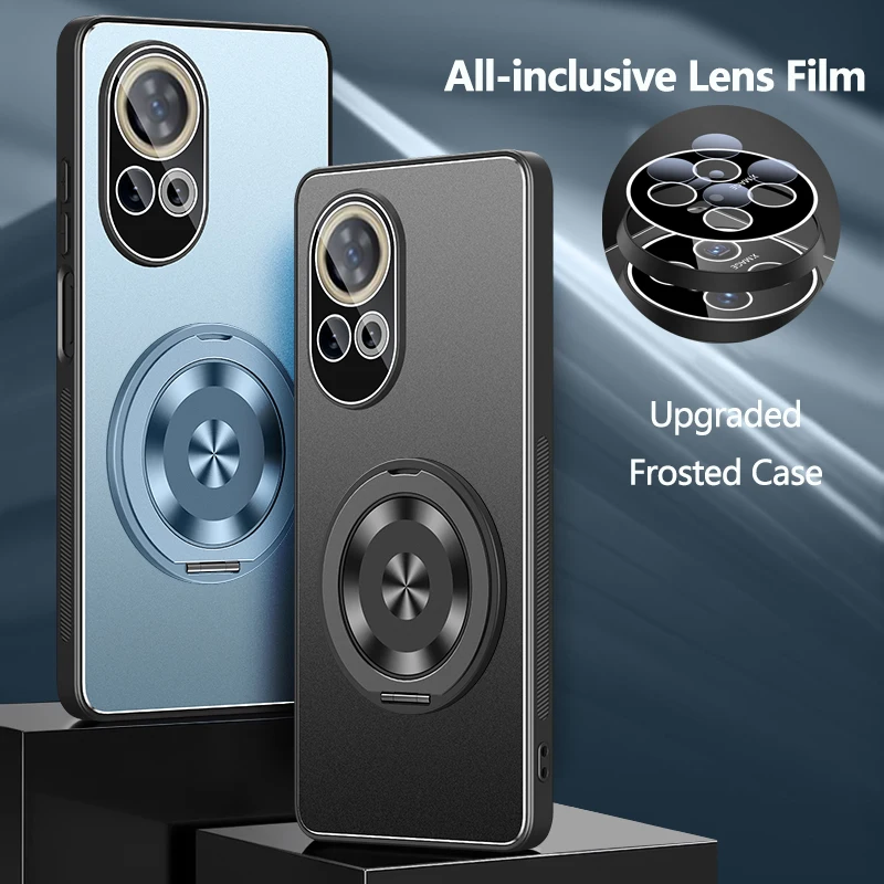 Case for Huawei Nova 13 Pro Magnetic Holder Rotating Bracket Ring Camera Lens Film Protection Metal Frosted Phone Cover
Case for Huawei Nova 13 Pro Magnetic Holder Rotating Bracket Ring Camera Lens Film Protection Metal Frosted Phone Cover