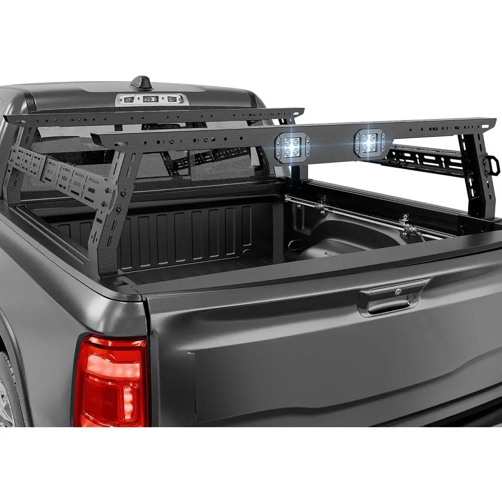 Universal Adjustable 11-13 High Truck Bed Racks Cargo Carrier for Various Models
Universal Adjustable 11-13 High Truck Bed Racks Cargo Carrier for Various Models