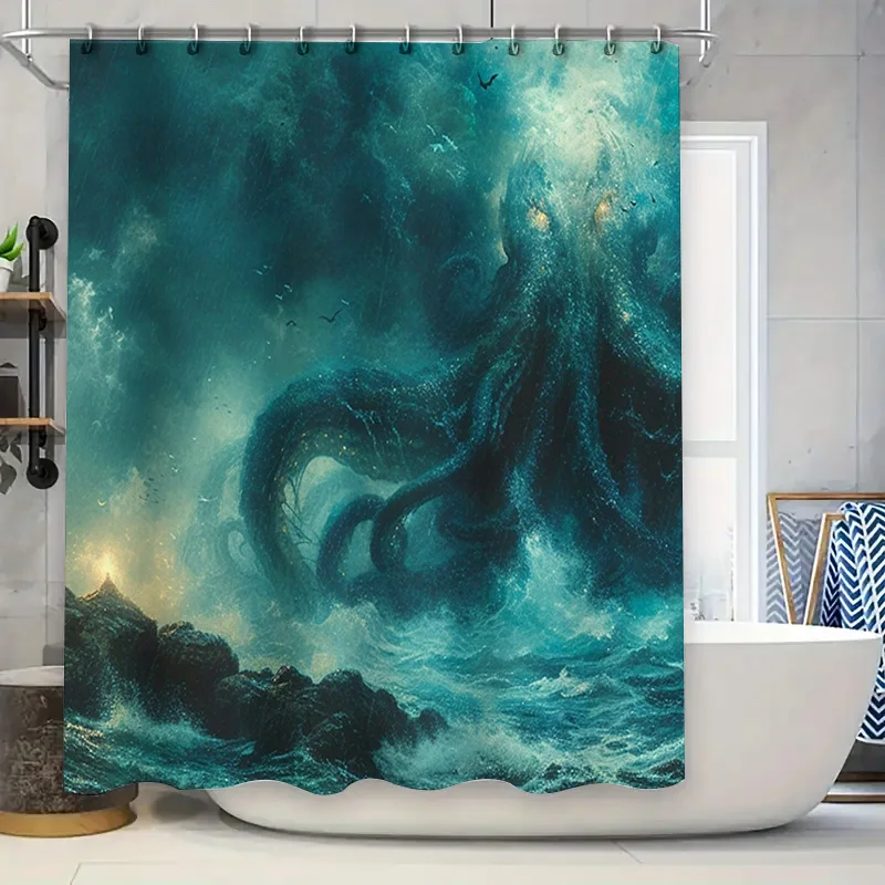 Dark Blue Octopus Shower Curtain Waterproof Bathroom Decor Wall Hanging Home Decoration
Dark Blue Octopus Shower Curtain Waterproof Bathroom Decor Wall Hanging Home Decoration