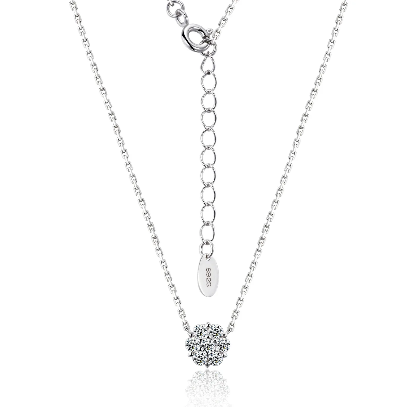 S925 Sterling Silver D-Color Moissanite Necklace for Women - Flower Design Collarbone Chain, Stylish & Elegant Pendant, Light Lu
S925 Sterling Silver D-Color Moissanite Necklace for Women - Flower Design Collarbone Chain, Stylish & Elegant Pendant, Light Lu