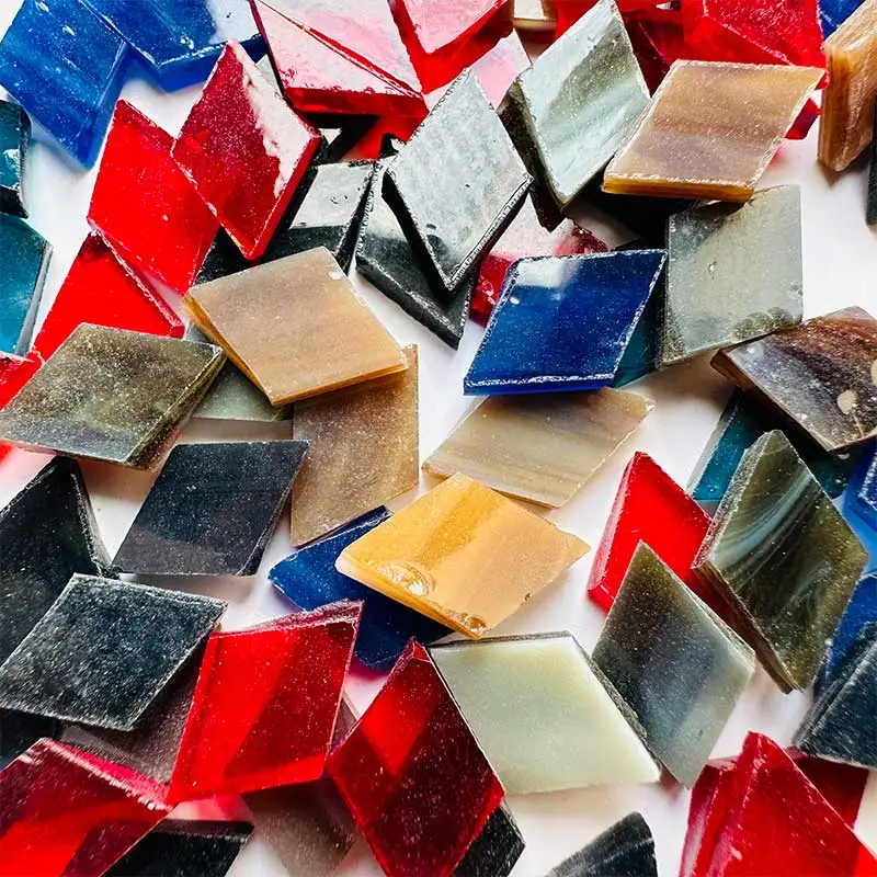 50g Glass Mosaic Tiles Multi Color Mosaic Piece DIY Mosaic Making Stones for Craft Hobby Arts Home Wall Decoration arte
50g Glass Mosaic Tiles Multi Color Mosaic Piece DIY Mosaic Making Stones for Craft Hobby Arts Home Wall Decoration arte