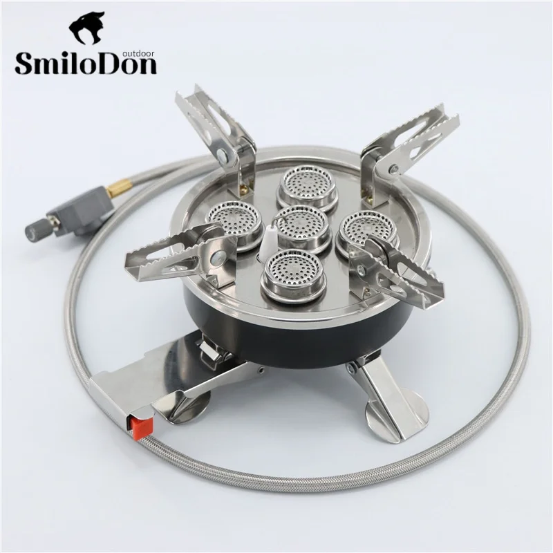SmiloDon Camping Gas Stove 11800W High Power Gas Burner Cookware Portable Picnic Barbecue Furnace Folding Cooking Hiking Supplie
SmiloDon Camping Gas Stove 11800W High Power Gas Burner Cookware Portable Picnic Barbecue Furnace Folding Cooking Hiking Supplie