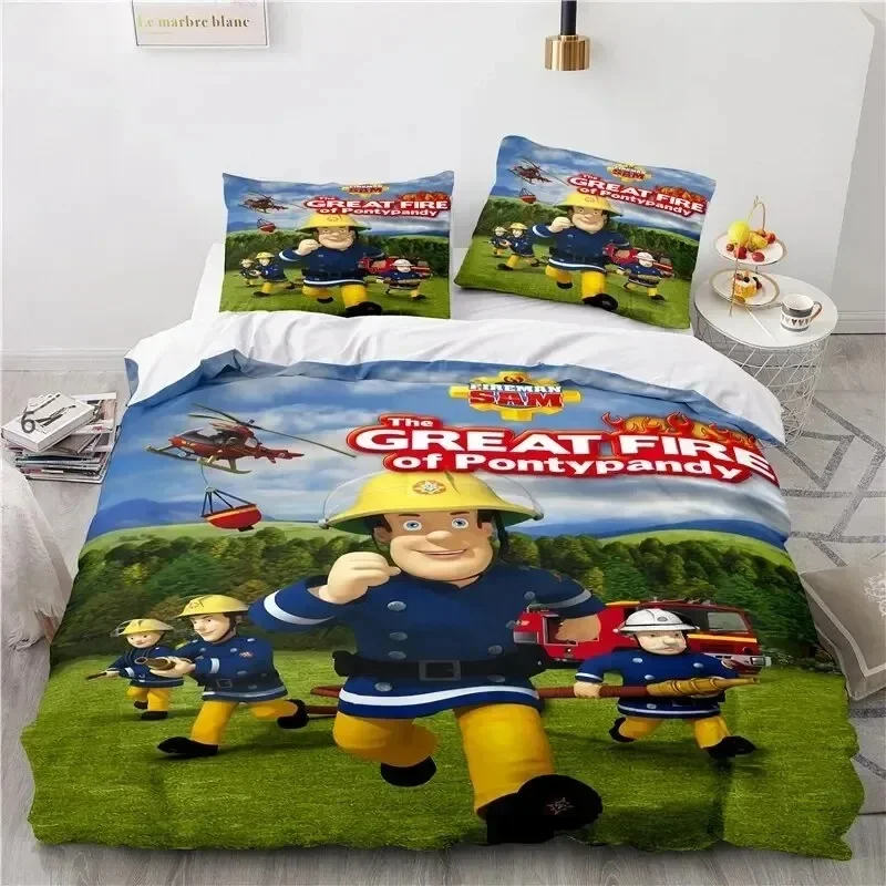 Cartoon Fireman 3d Print Sam Bedding Set Duvet Cover with Pillowcase Single Double Twin Full Queen King Size Bed clothes 23pcs
Cartoon Fireman 3d Print Sam Bedding Set Duvet Cover with Pillowcase Single Double Twin Full Queen King Size Bed clothes 23pcs